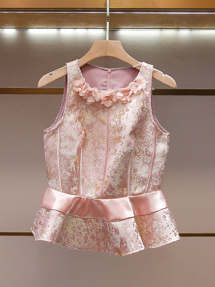 GALCAUR Solid Spliced Floral S - Midi Skirt Floral recensie en prijs